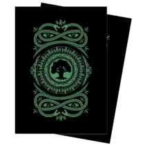 UP - Standard Sleeves for Magic: The Gathering Mana 7 Forest (100 Sleeves)-19247