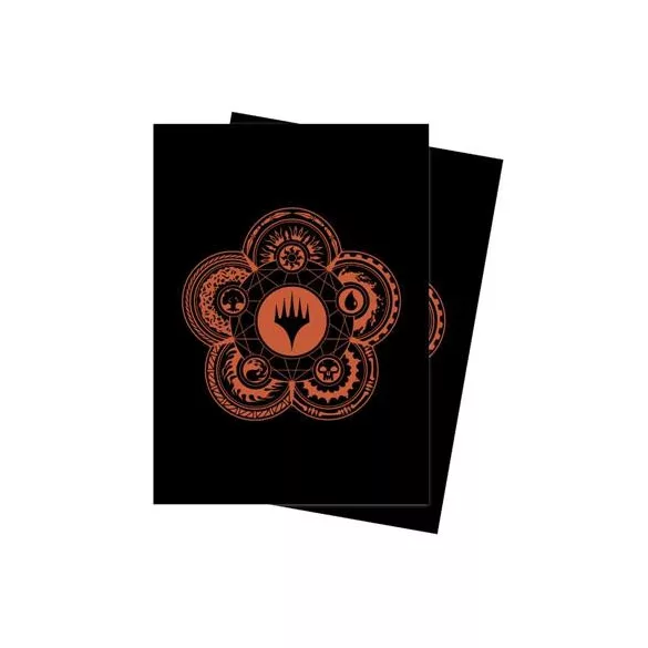 UP - Standard Sleeves for Magic: The Gathering Mana 7 Color Wheel (100 Sleeves)-19248