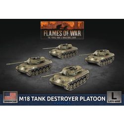Flames Of War - M18 Hellcat (76mm) Tank Destroyer Platoon (x4 Plastic)-UBX93