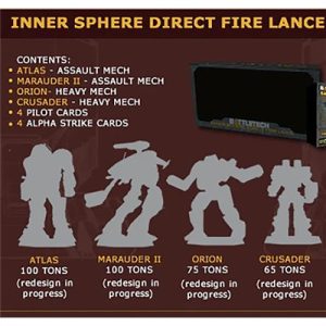 BattleTech Inner Sphere Direct Fire Lance - EN-CAT-35725