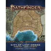 Pathfinder Lost Omens: City of Lost Omens Poster Map Folio (P2) – angol nyelvű térképkiegészítő
