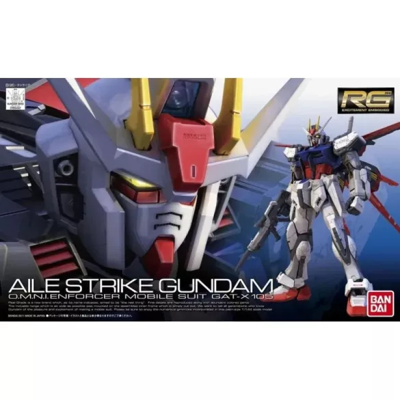 Gundam GAT-X105 Aile Strike RG 1/144 műanyag modellkészlet
