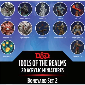 D&D Idols of the Realms: Boneyard - 2D Set 2-94511