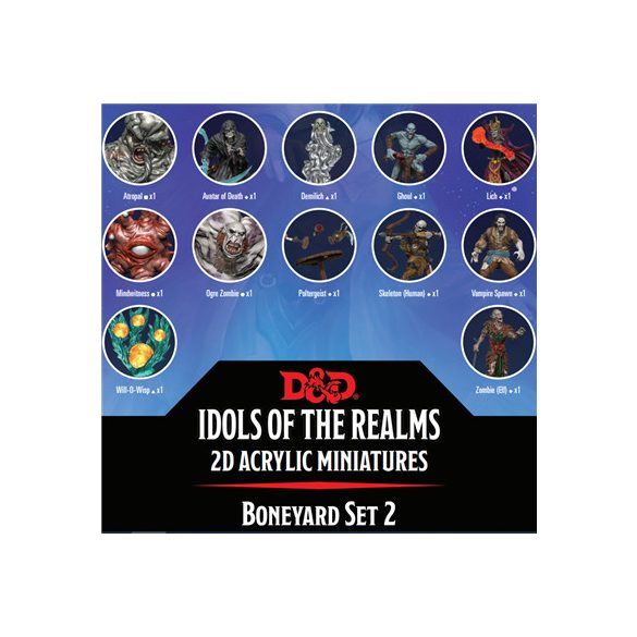 D&D Idols of the Realms: Boneyard: 2D Set 2 - EN-WZK94511