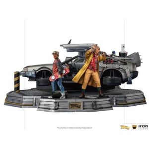 DeLorean Full Set Deluxe - Back to the Future Part II - Art Scale 1/10-UNBTTF51021-10