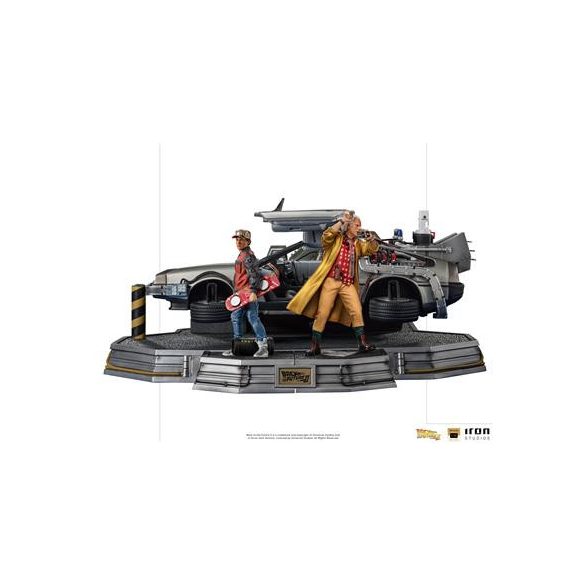 DeLorean Full Set Deluxe - Back to the Future Part II - Art Scale 1/10-UNBTTF51021-10
