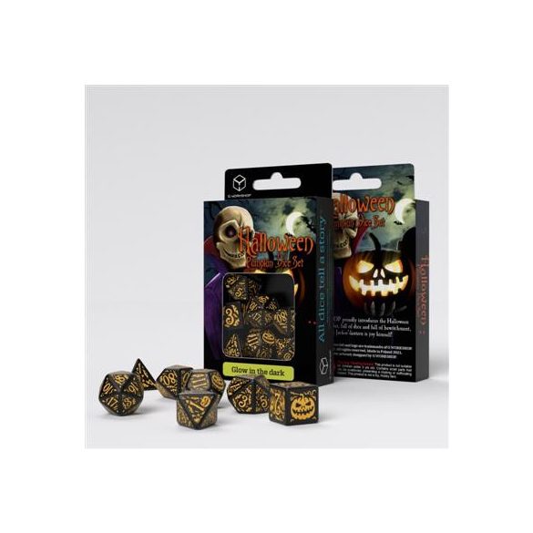 Halloween Pumpkin - Jack O’Lantern Dice Set-SHAP02