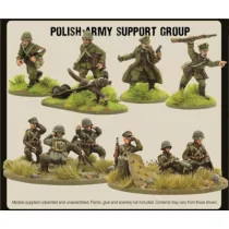 Bolt Action - Polish Army Support Group (HQ, Mortar & MMG) - EN-402217603