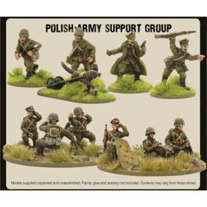 Bolt Action - Polish Army Support Group (HQ, Mortar & MMG) - EN-402217603