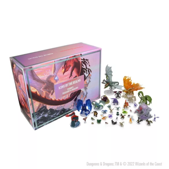 D&D Icons of the Realms: Fizban's Treasury of Dragons - Elder Brain Dragon Premium Set (Set 22)-96131