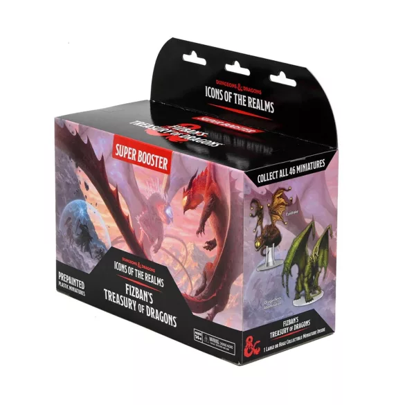 D&D Icons of the Realms: Fizban's Treasury of Dragons - Elder Brain Dragon Premium Set (Set 22)-96131