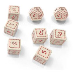 The One Ring White Dice Set-FLF-TOR006