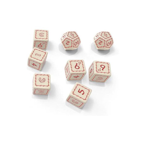 The One Ring White Dice Set-FLF-TOR006