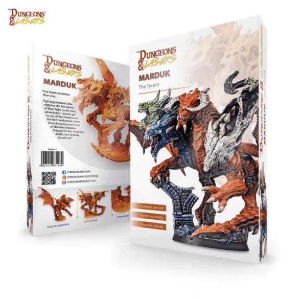 Dungeons & Lasers - Marduk sárkány miniatűr, angol kiadás