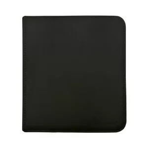 UP - 12-Pocket Zippered PRO-Binder - Black-15891