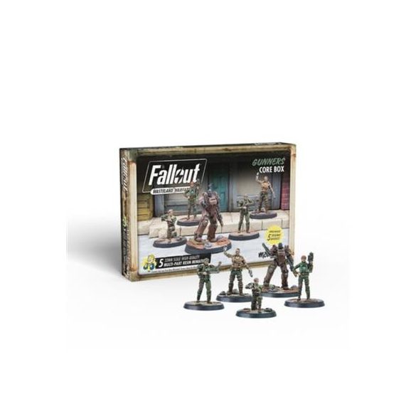 Fallout: Wasteland Warfare - Gunners: Core Box - EN-MUH052218
