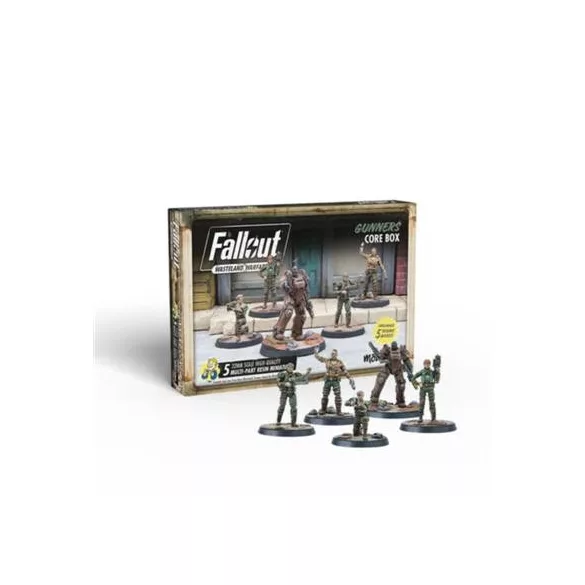 Fallout: Wasteland Warfare - Gunners: Core Box - EN-MUH052218