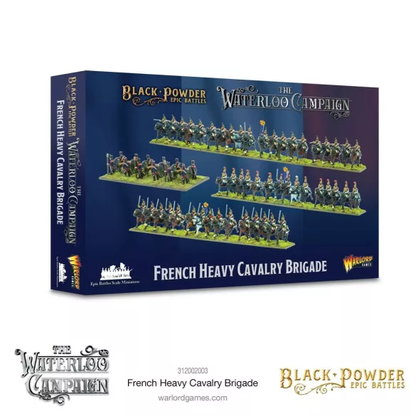 Black Powder Epic Battles: Waterloo - French Heavy Cavalry Brigade - EN-312002003
