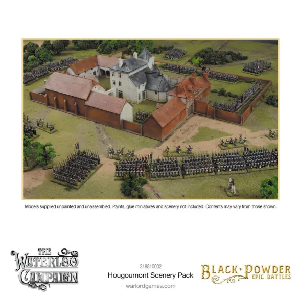 Black Powder Epic Battles: Waterloo - Hougoumont Scenery Pack - angol kiadás