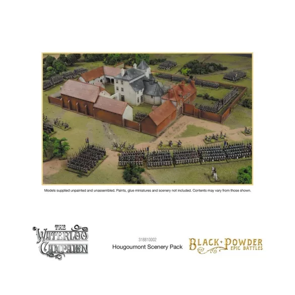 Black Powder Epic Battles: Waterloo - Hougoumont Scenery Pack - angol kiadás