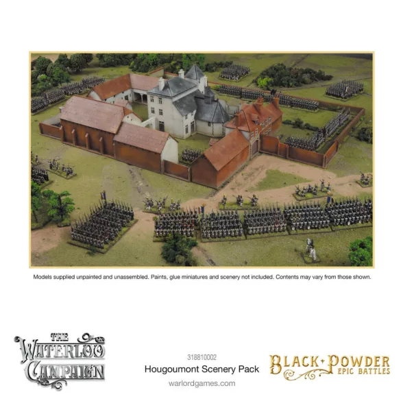 Black Powder Epic Battles: Waterloo - Hougoumont Scenery Pack - angol kiadás