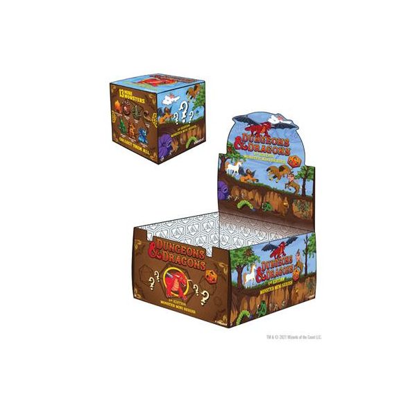 Dungeons & Dragons: 3 in. Vinyl Mini - Monster Series 1: D&D 1e Display (24)-WZK68320