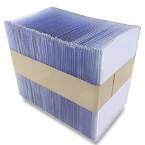 UP - 3" X 4" Super Thick 130 pt Toploader 1000Pcs-84520