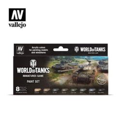 Vallejo World of Tanks Miniatures Game Paint Set-70245