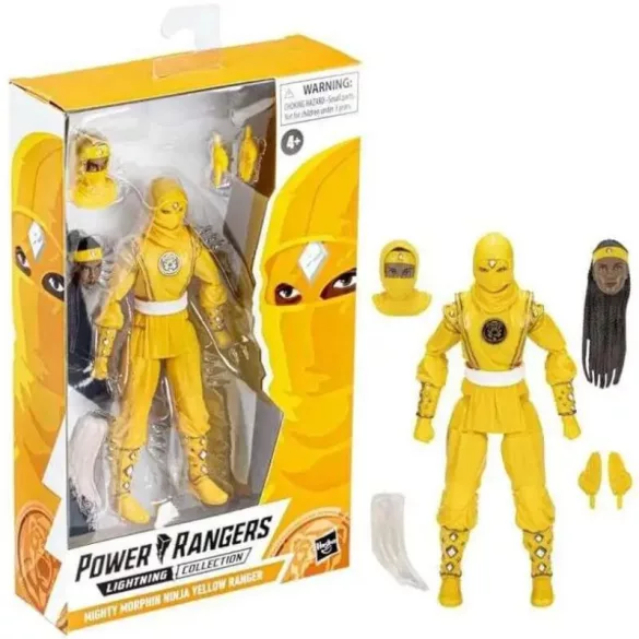 Power Rangers Lightning Collection Mighty Morphin Ninja Yellow Ranger Figure-F51895X00