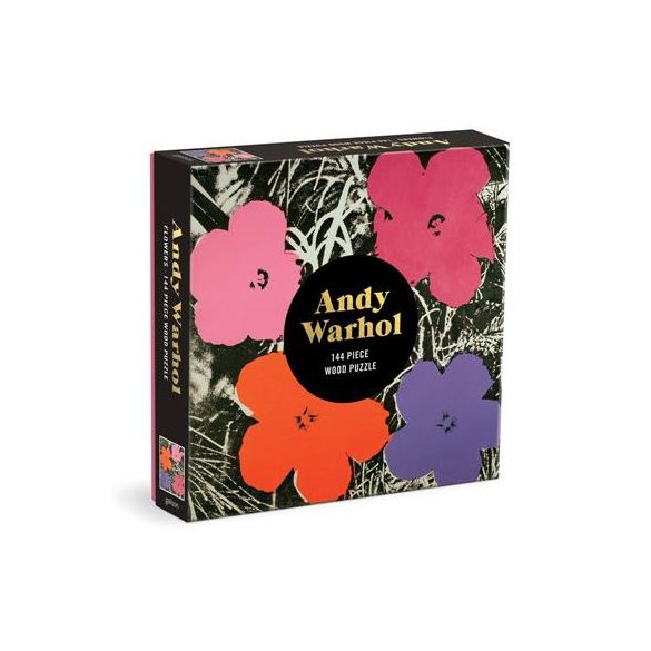 Andy Warhol Flowers 144 Piece Wood Puzzle - EN-73143