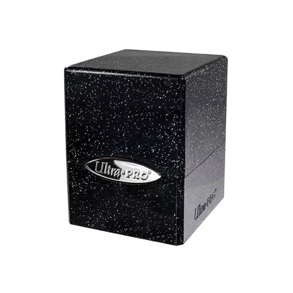 UP - Satin Cube - Glitter Black-15886