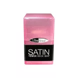 UP Satin Tower Deck Box - Glitter Pink