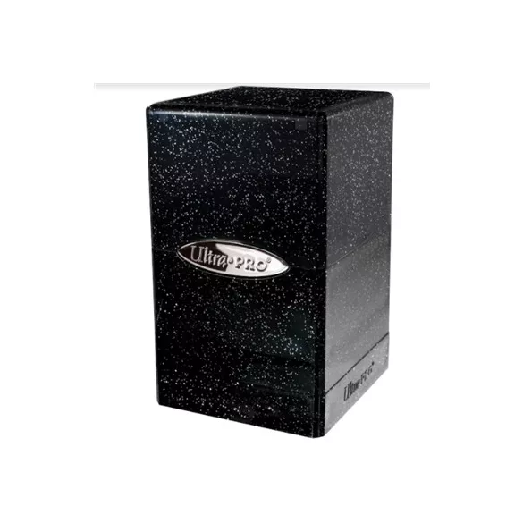 UP - Satin Tower - Glitter Black-15889