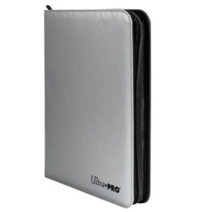 UP - 9-Pocket Zippered PRO-Binder - Silver-15945