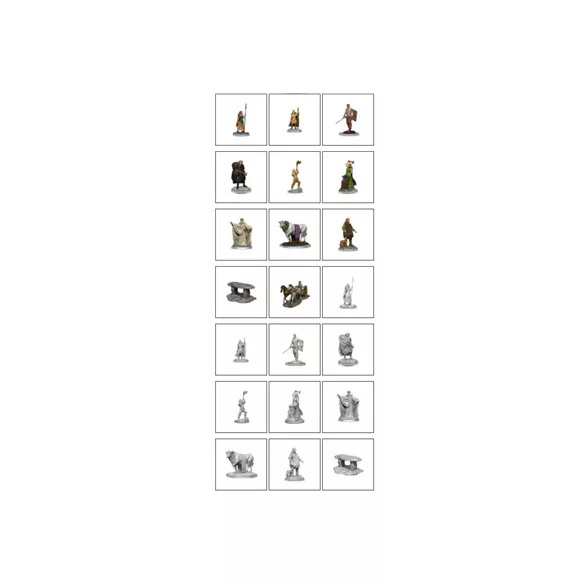 Wizkids Deep Cuts Unpainted Miniatures: Brigante Celts-90454