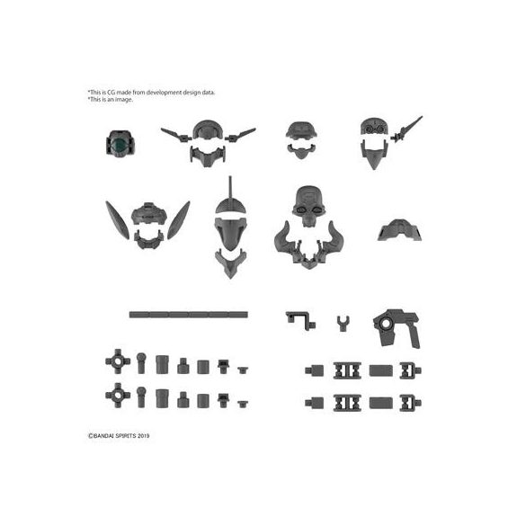 30MM 1/144 Option Parts Set 7 (Customize Heads B)-MK63386