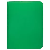 UP - Vivid 9-Pocket Zippered PRO-Binder: Green-15901