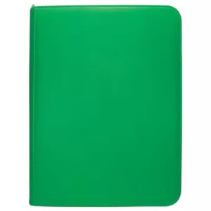 UP - Vivid 9-Pocket Zippered PRO-Binder: Green-15901