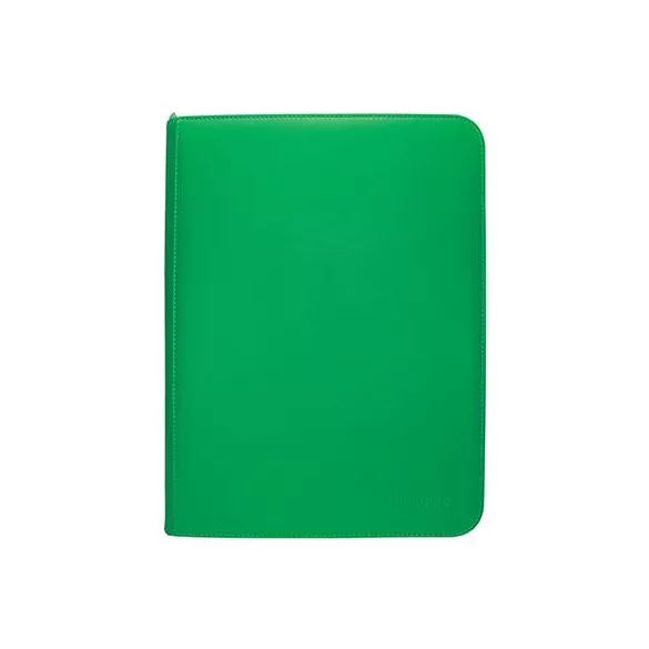 UP - Vivid 9-Pocket Zippered PRO-Binder: Green-15901