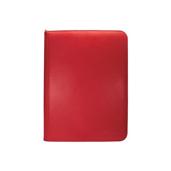 UP - Vivid 9-Pocket Zippered PRO-Binder: Red-15903