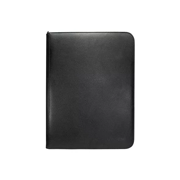 UP - Vivid 9-Pocket Zippered PRO-Binder: Black-15907