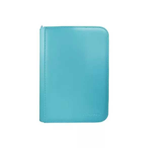 UP - Vivid 4-Pocket Zippered PRO-Binder: Light Blue-15896