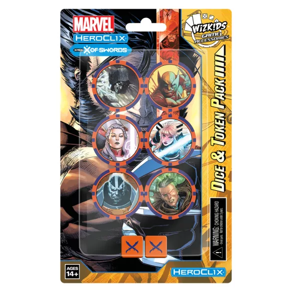 Marvel HeroClix: X-Men X of Swords Dice and Token Pack-84842
