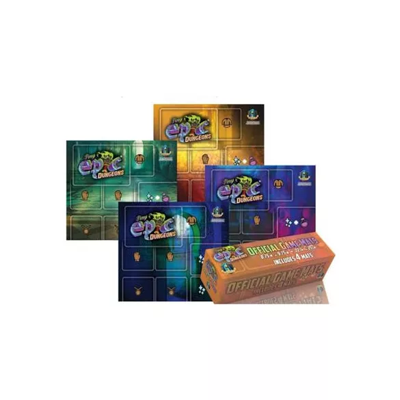 Tiny Epic Dungeons 4 Pack Player Game Mats - Retail Packed - EN-GLTEDUA02
