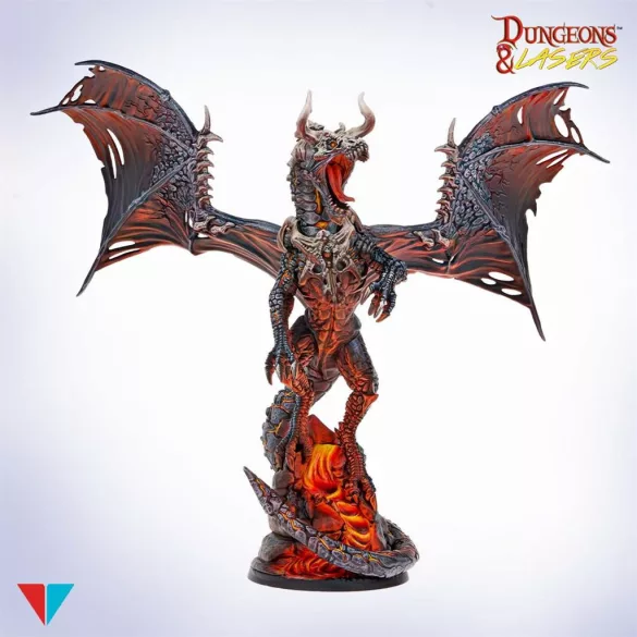 Dungeons & Lasers - Dragon Of Schmargonrog sárkány miniatűr, 15 cm, angol kiadás