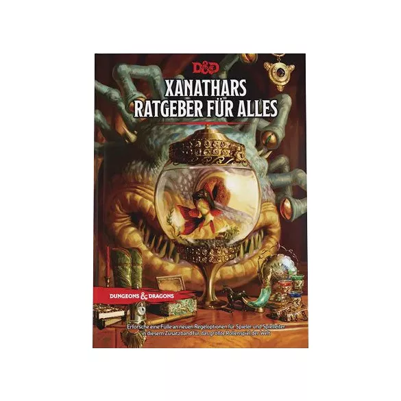 D&D Xanathar's Guide to Everything szerepjáték kiegészítő könyv - német kiadás