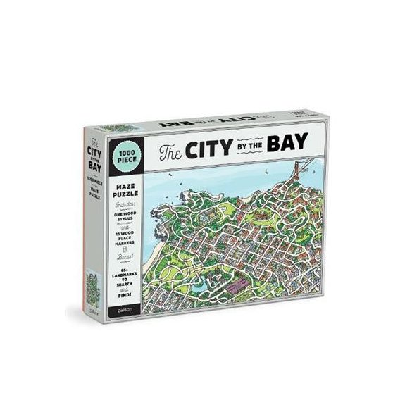 The City By the Bay 1000 Piece Maze Puzzle-72009