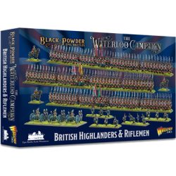 Black Powder Epic Battles: Waterloo - British Highlanders & Riflemen Plastic Boxset - EN-312001004