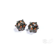 PolyHero Warrior 2d20 Spiked Balls Steel Grey-PHD2333