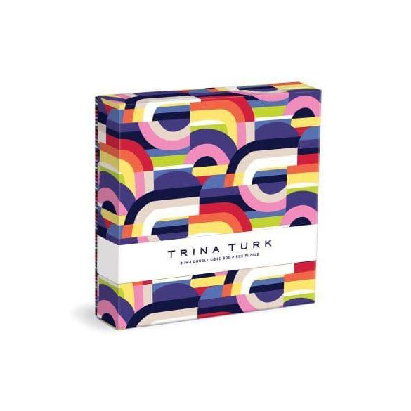 Trina Turk Double Sided Puzzle With Shaped Pieces - 500pcs - EN-71934